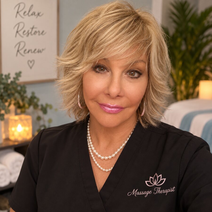 Nancy Rosano, LMT, owner of Clearwater Beach Mobile Massage & Spa